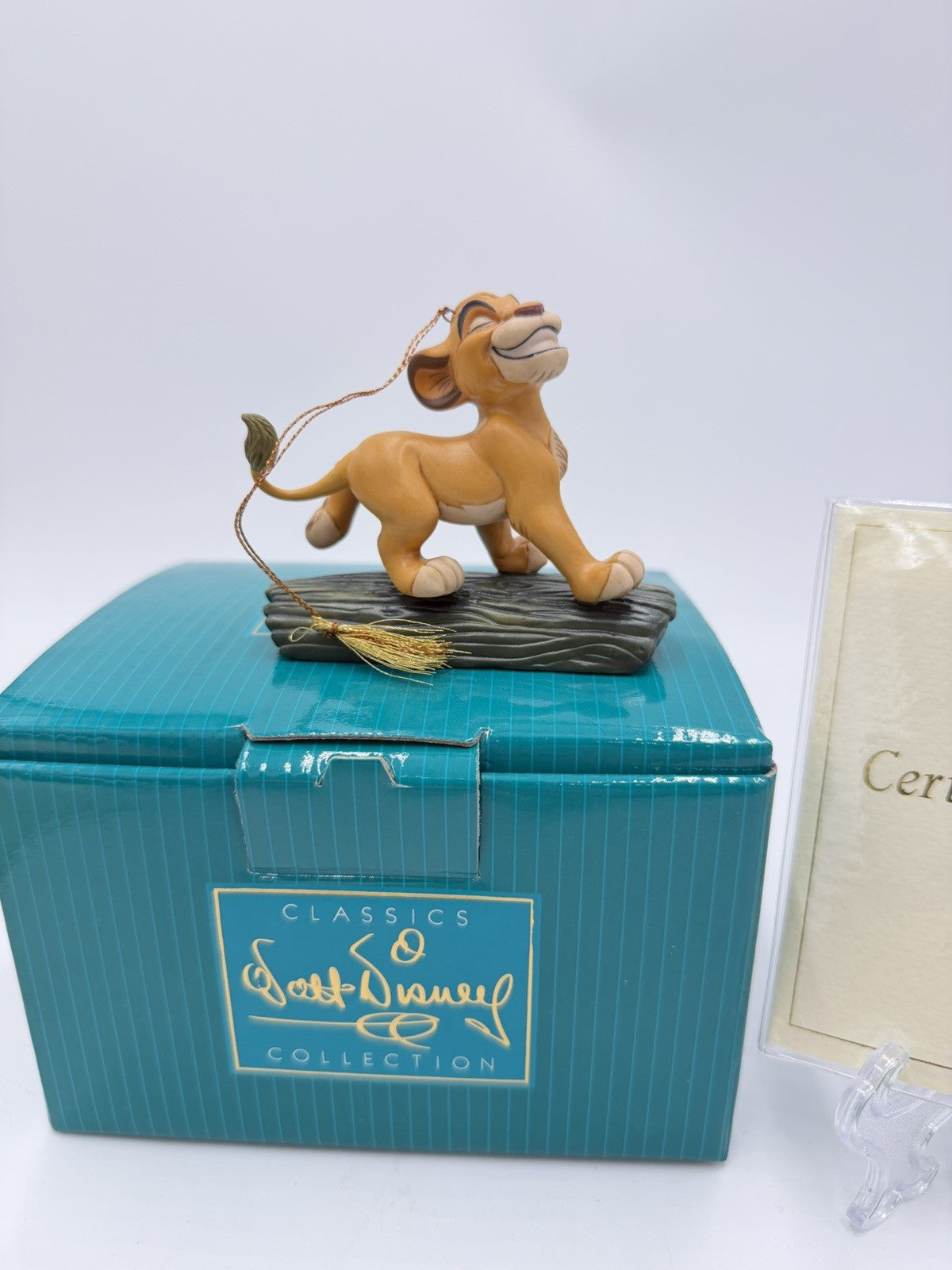 Walt Disney Classics Collection Simba Ornament 'Hakuna Matata Lion King NIB