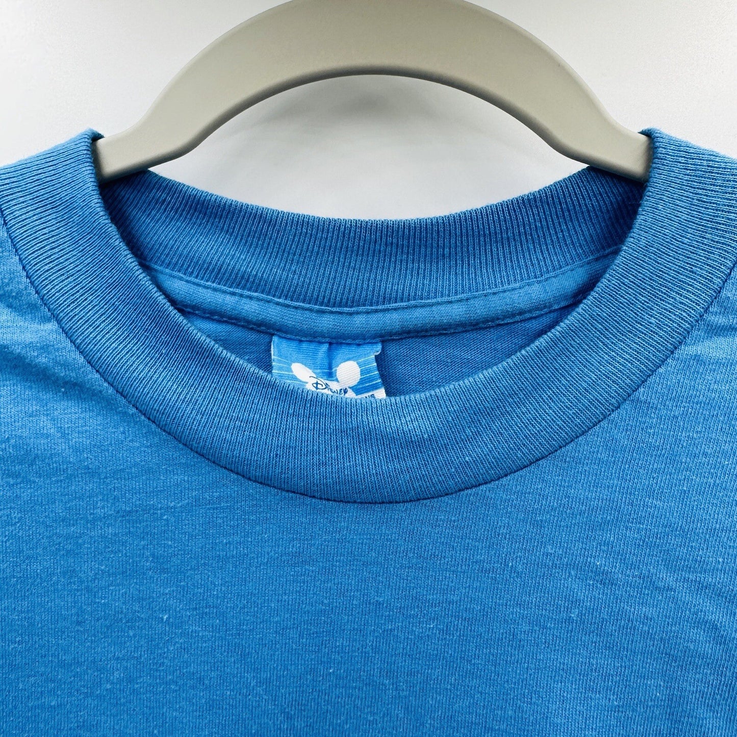 Disneyland Men's Medium T-Shirt Cinderella Castle Single Stitch USA Blue Vintage