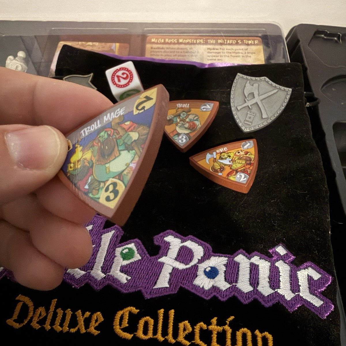 Castle Panic Wood Collection Kickstarter Fireside Games All Expansions