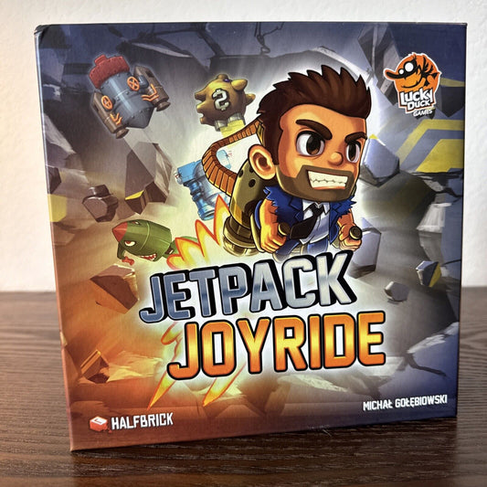 Jetpack Joyride Board Game based on app Lucky Duck Games Solo To 4 Players