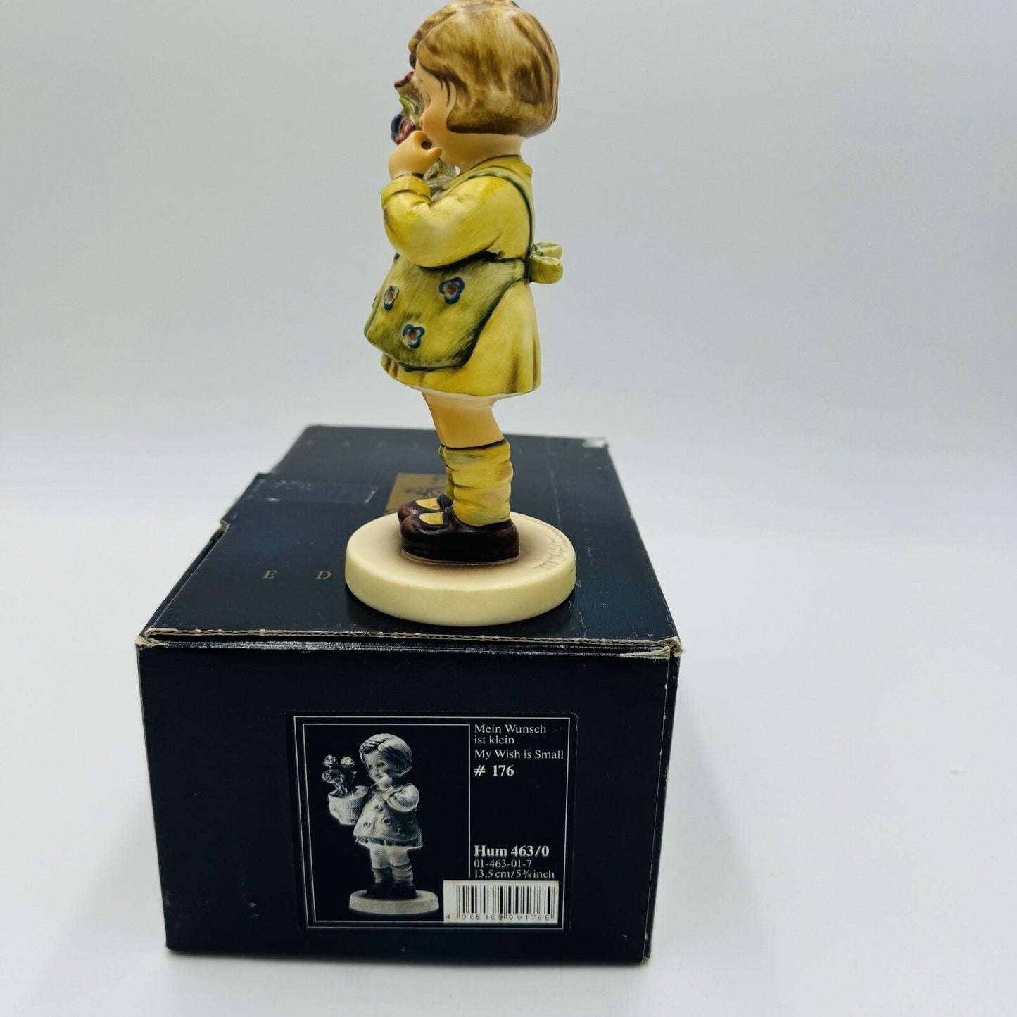 Hummel Goebel My Wish Is Small # 176 Germany Figurine Porcelain Vintage Box COA