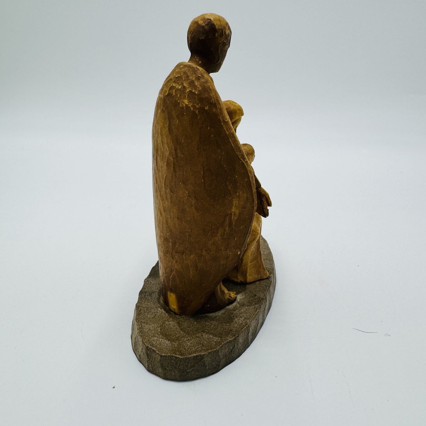 Mod Depose Plastic Religious Mary Joseph Baby Jesus Nativity Italy 6in Vintage
