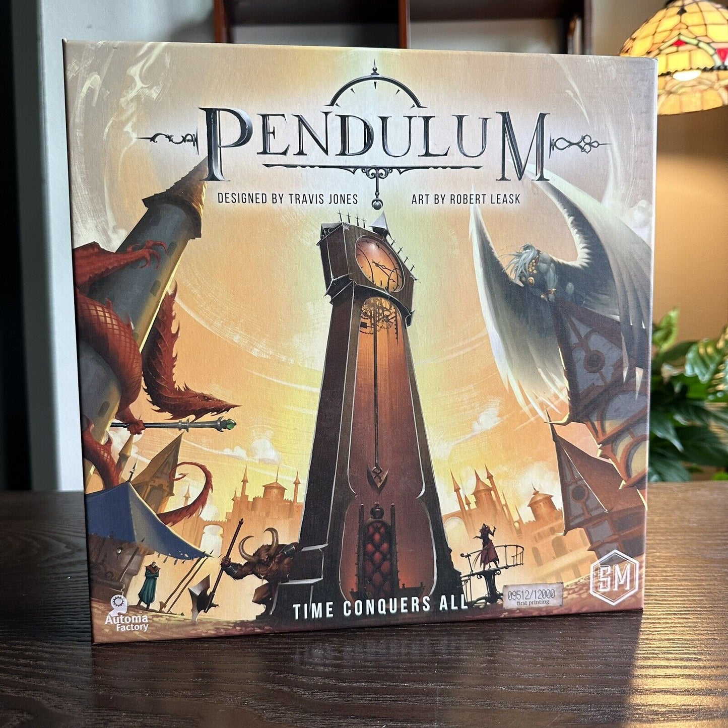 Stonemaier Pendulum Board Game Real Time No Turns 1-5 Players First Print