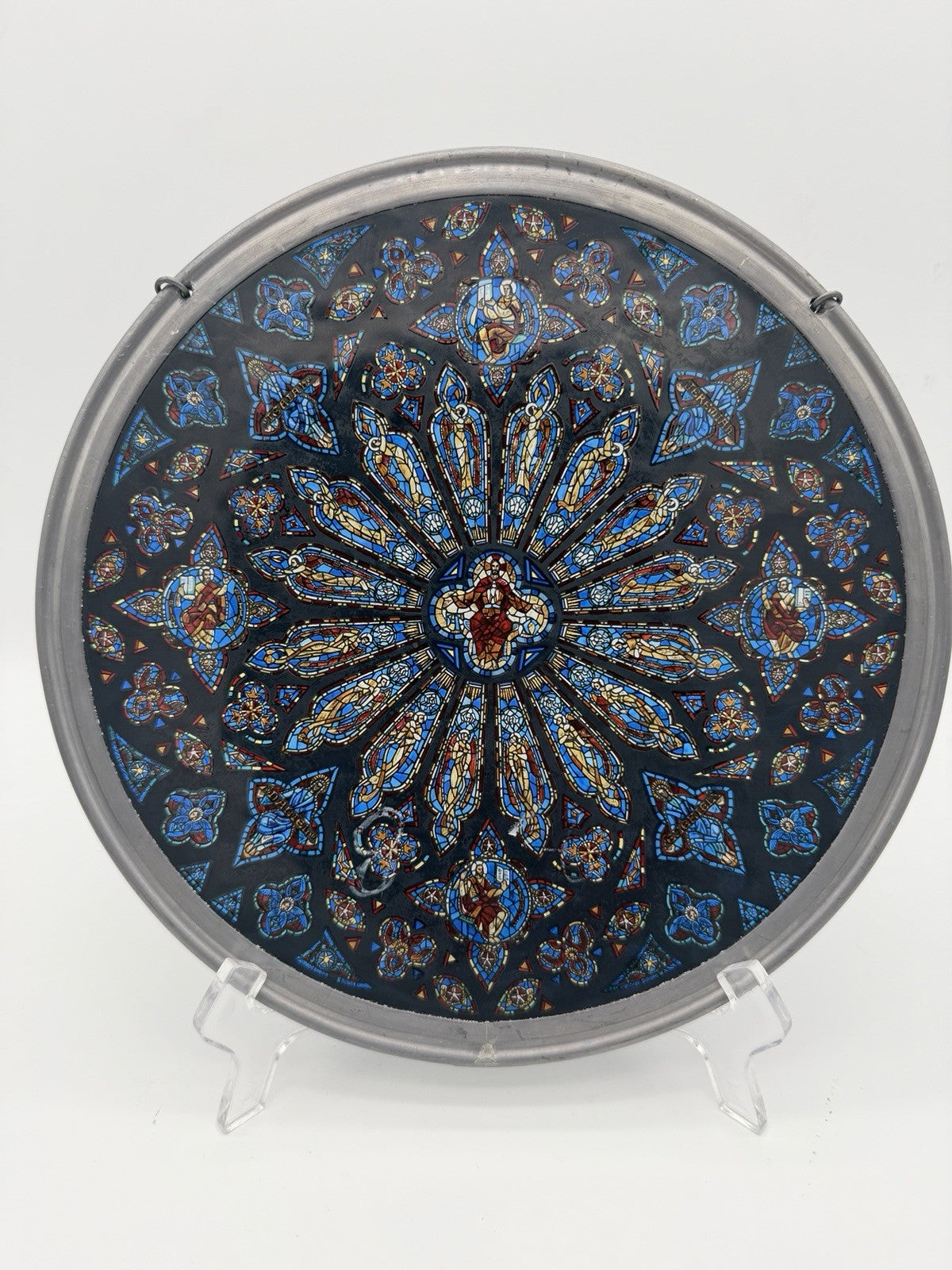 Glassmasters Stained Glass Reproduction St John Cathedral Rose Window Suncatcher