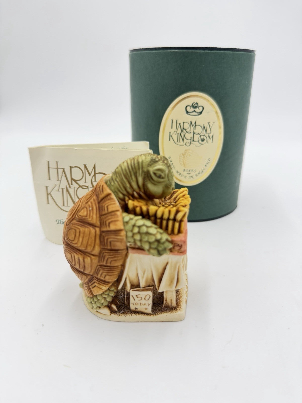 Harmony Kingdom Wishful Thinking Turtle 150th Birthday Trinket Box Figurine UK
