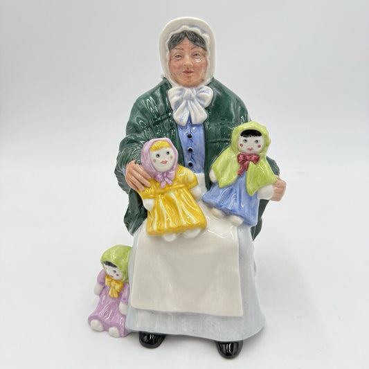 Royal Doulton Street Vendor The Rag Doll Seller HN2944 Figurine Tabbenor (1982)