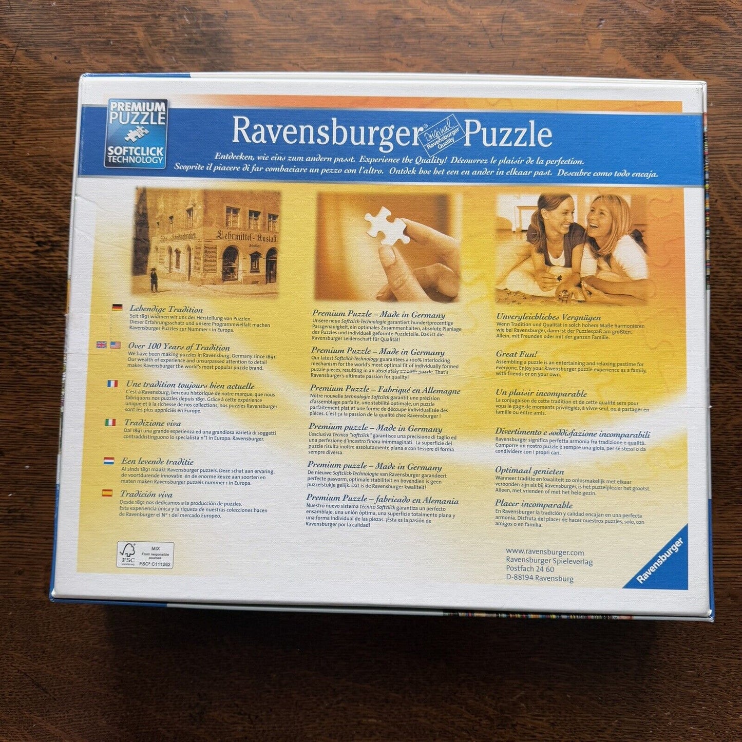 RAVENSBURGER Large Piece 300 Piece Jigsaw Puzzle COLOR WITH ME 13592