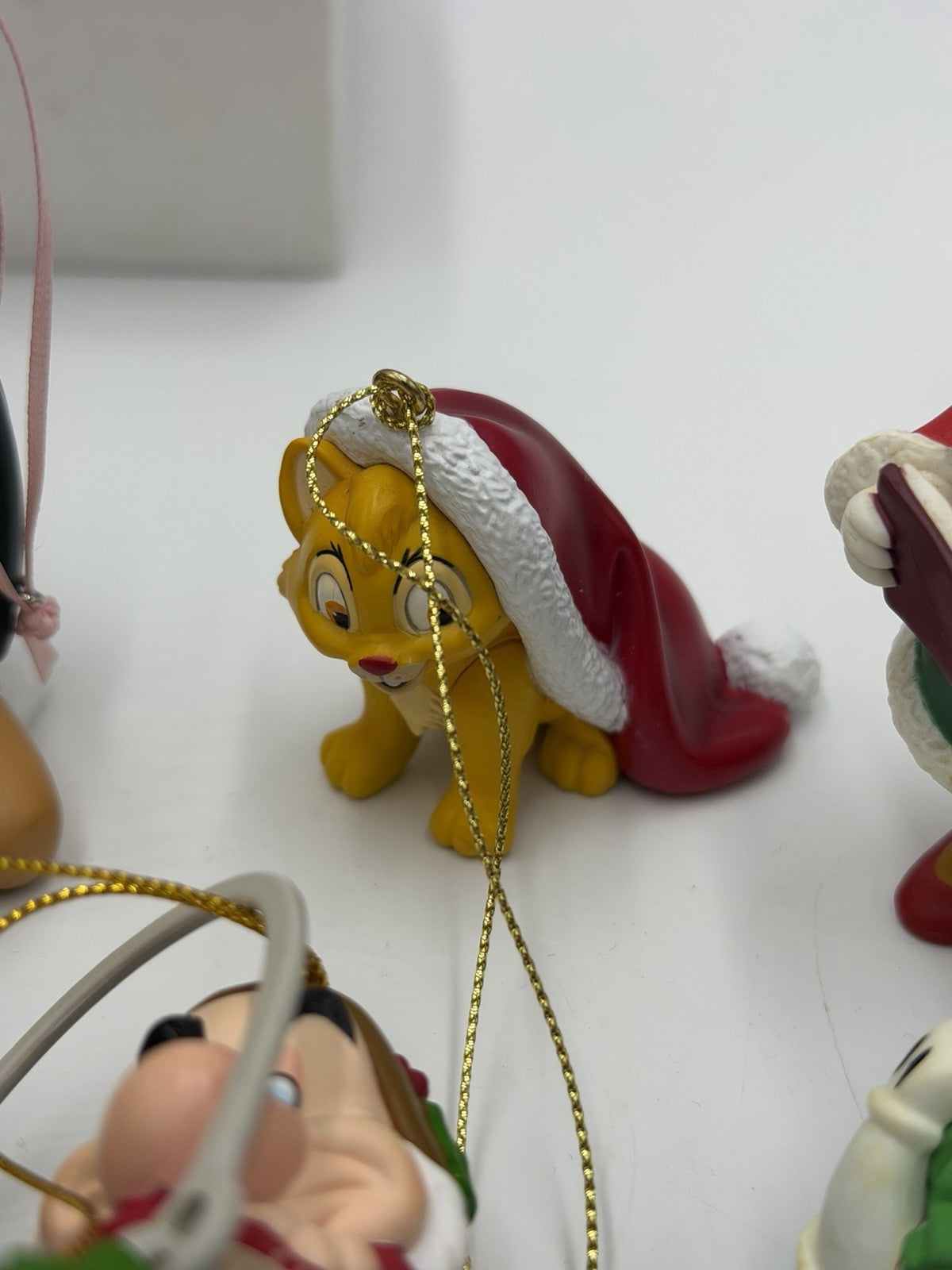 Vintage Disney Grolier Christmas Ornaments Lot Of 13 PCs Different Characters