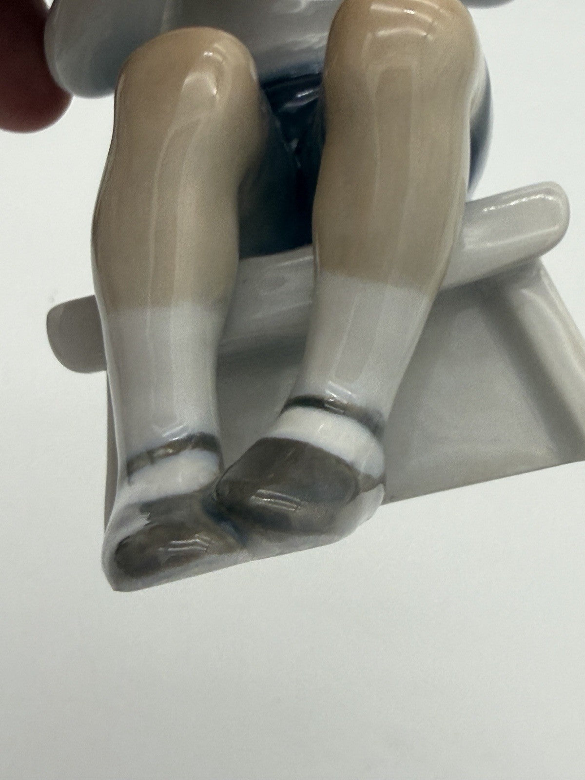 Bing & Grondahl Copenhagen Denmark Victor Boy w/ Coffee # 1713 Figurine Painted