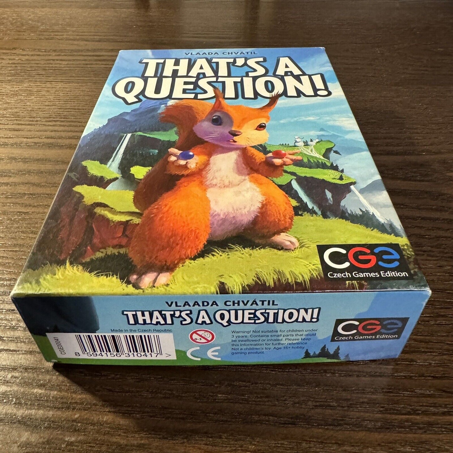 Czech Games Edition That's A Question Board Game Vlaada Chvatil Relaxing Party