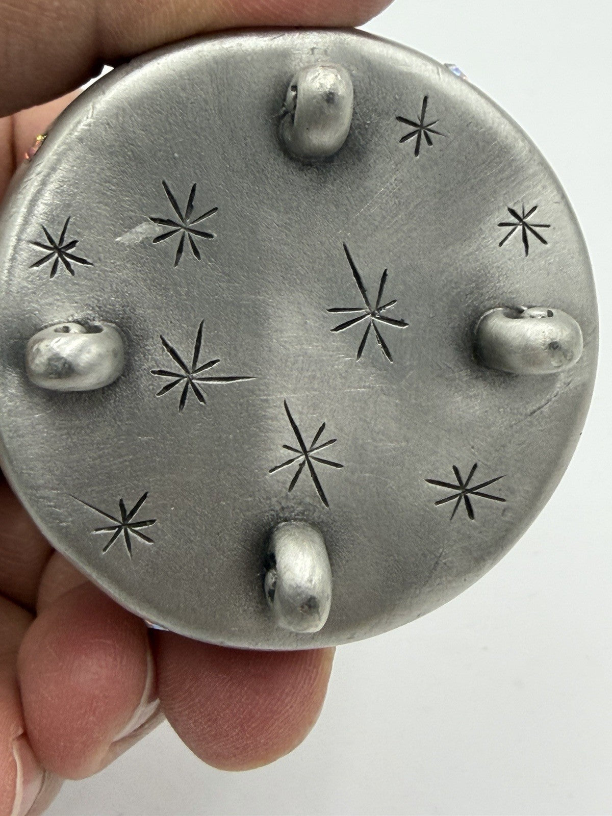 Wizard Of Oz Pewter Dorothy Red Slippers Jewelry Box 1.5”Hx2”W No Place Like Hom