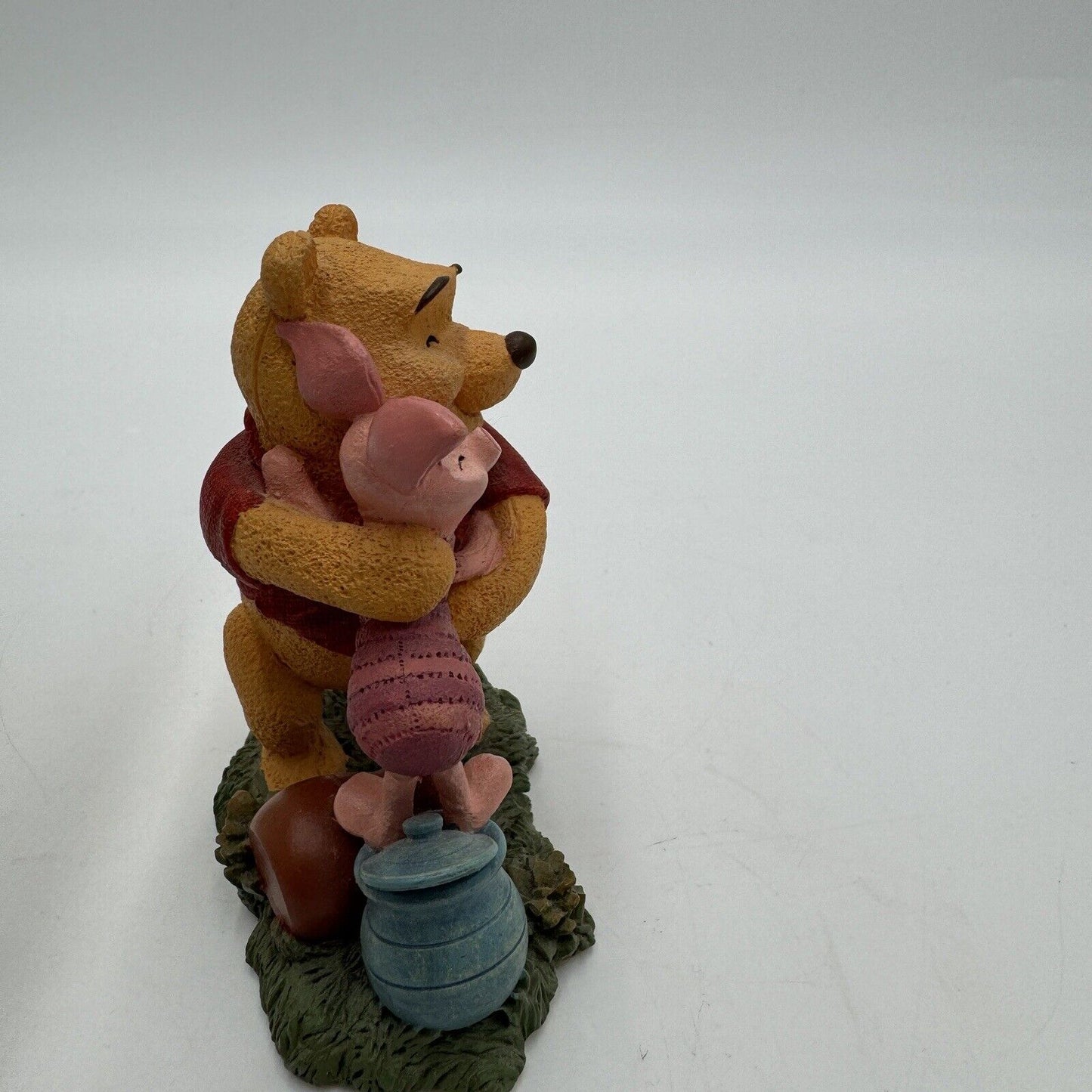 Disney Simply Pooh RETIRED "Hugs are Better than Honey" Pooh & Piglet Figurine