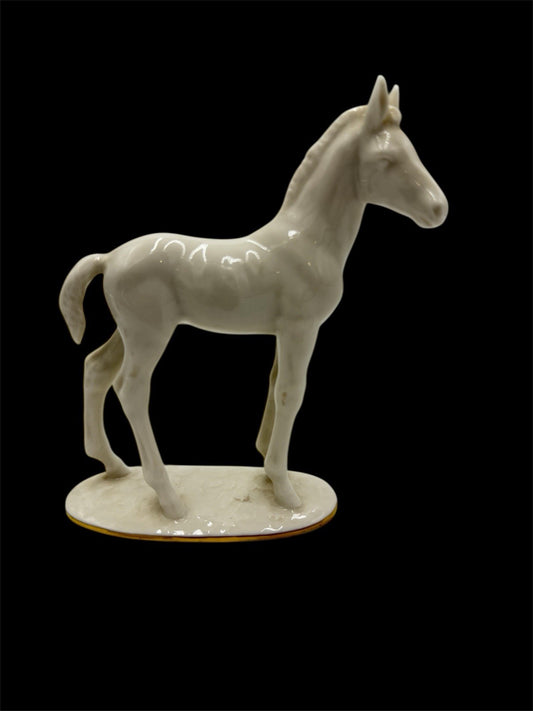 Vintage Hutschenreuther Selb Porcelain Horse Foal Figurine Max Fritz Germany