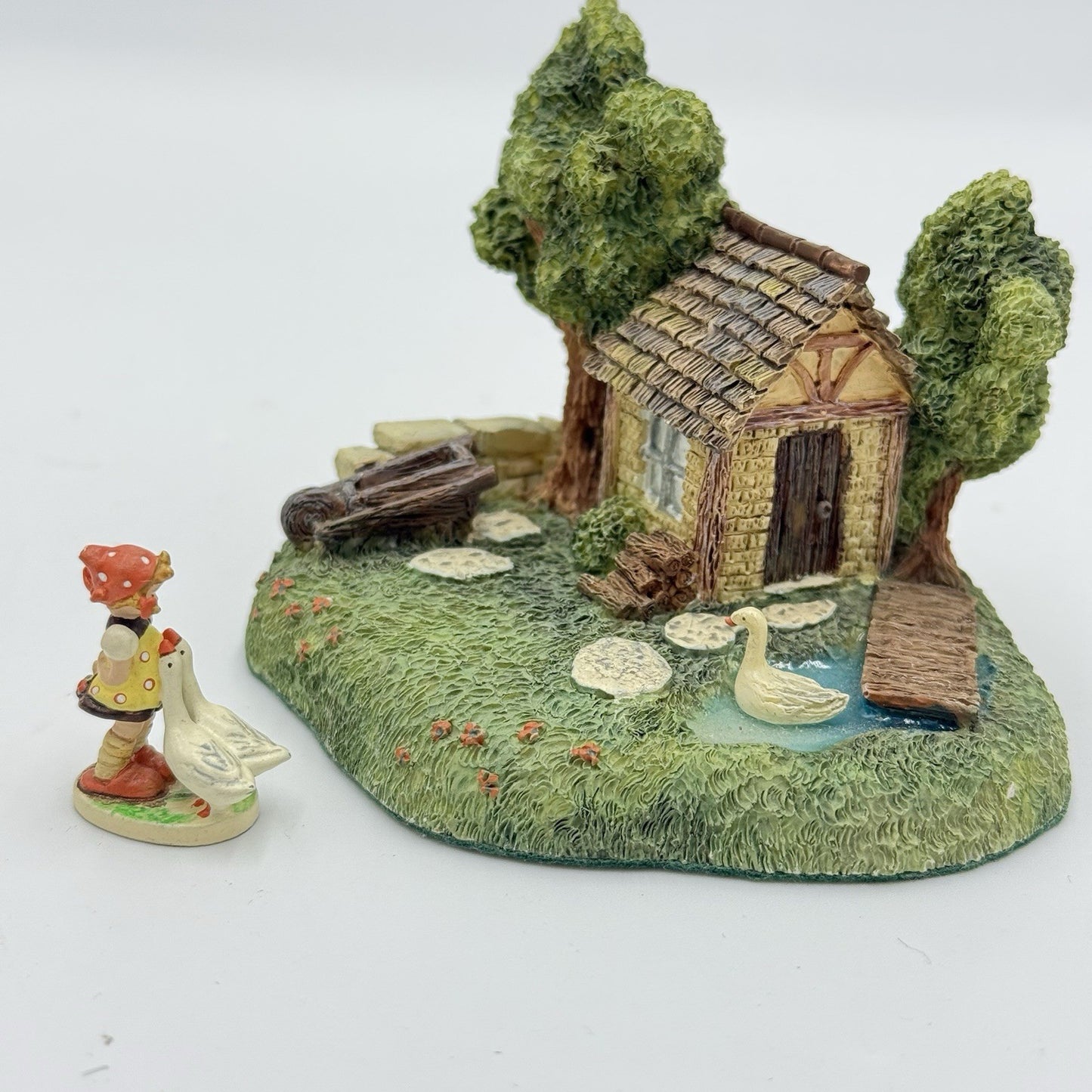 The Danbury Mint Goose Girl Hummel Goebel Miniature 292-P Figurines