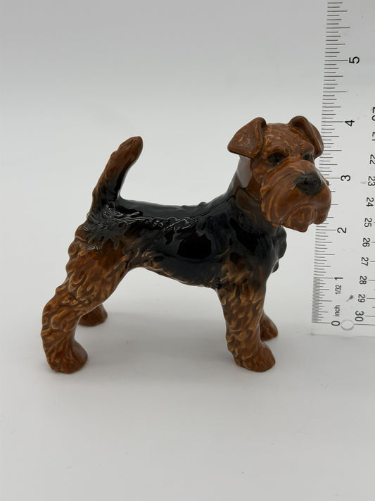 Goebel Germany Porcelain Scottish Terrier Dog 4” Dog Painted Figurine Vintage