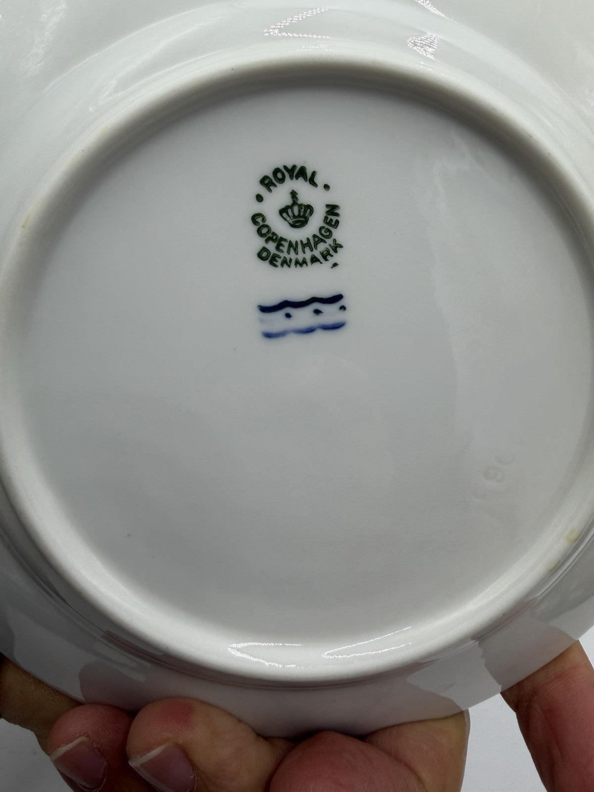 Royal Copenhagen Denmark China GEORGIANA dessert White Porcelain Plates 7”