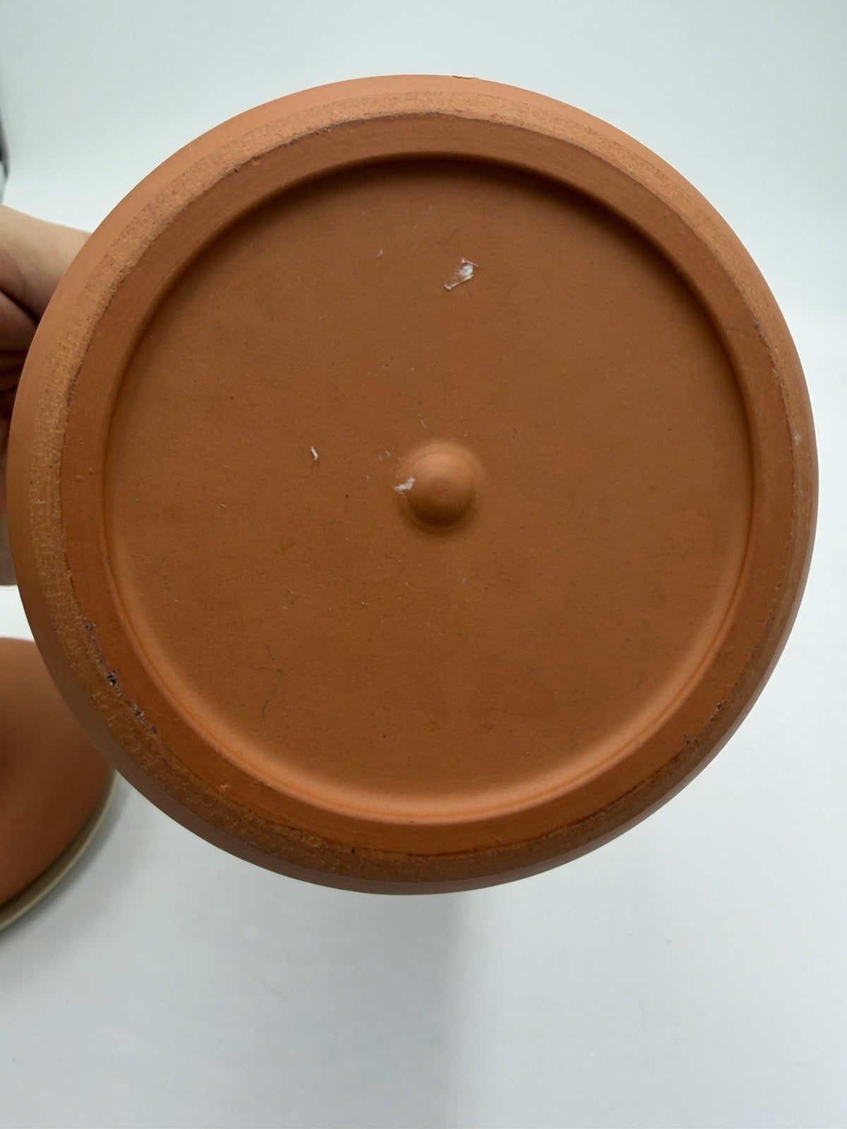 Henry Watson Pottery COFFEE The Original Suffolk Canister Terracotta England 7”H