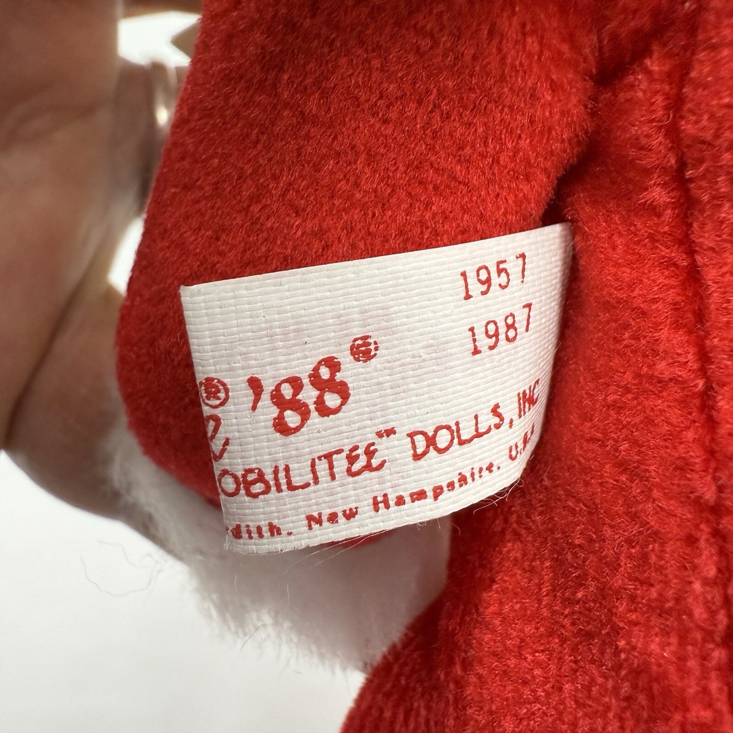 Annalee Doll Christmas Caroler Girl Vintage 1987 Rare Read Felt Fabric 10in