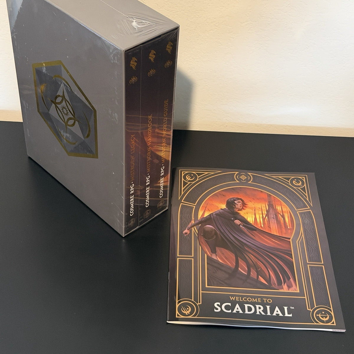 Cosmere RPG Welcome to Scadrial Special Edition Box Set + Mistborn Guides Sealed