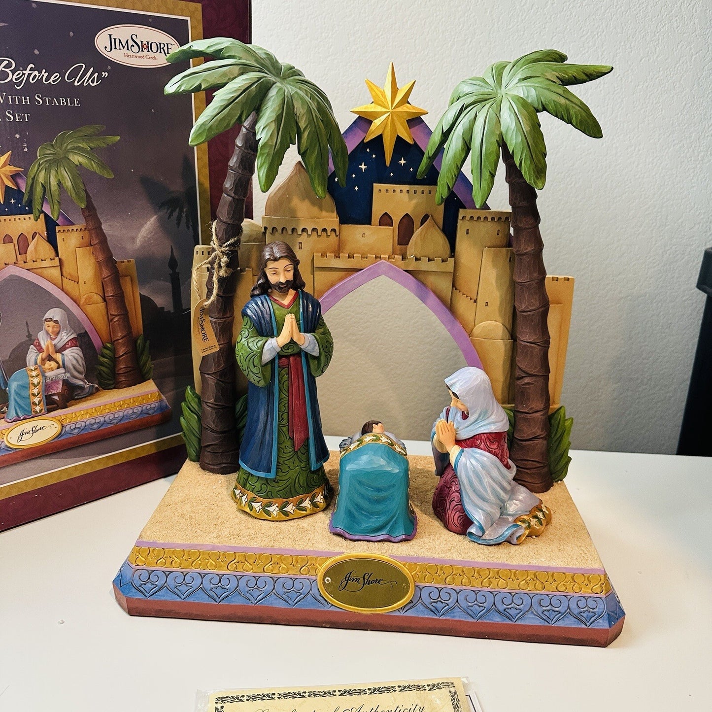 Jim Shore A Savior Before Us 500/750 Christmas Nativity Scene Large Set Boxed