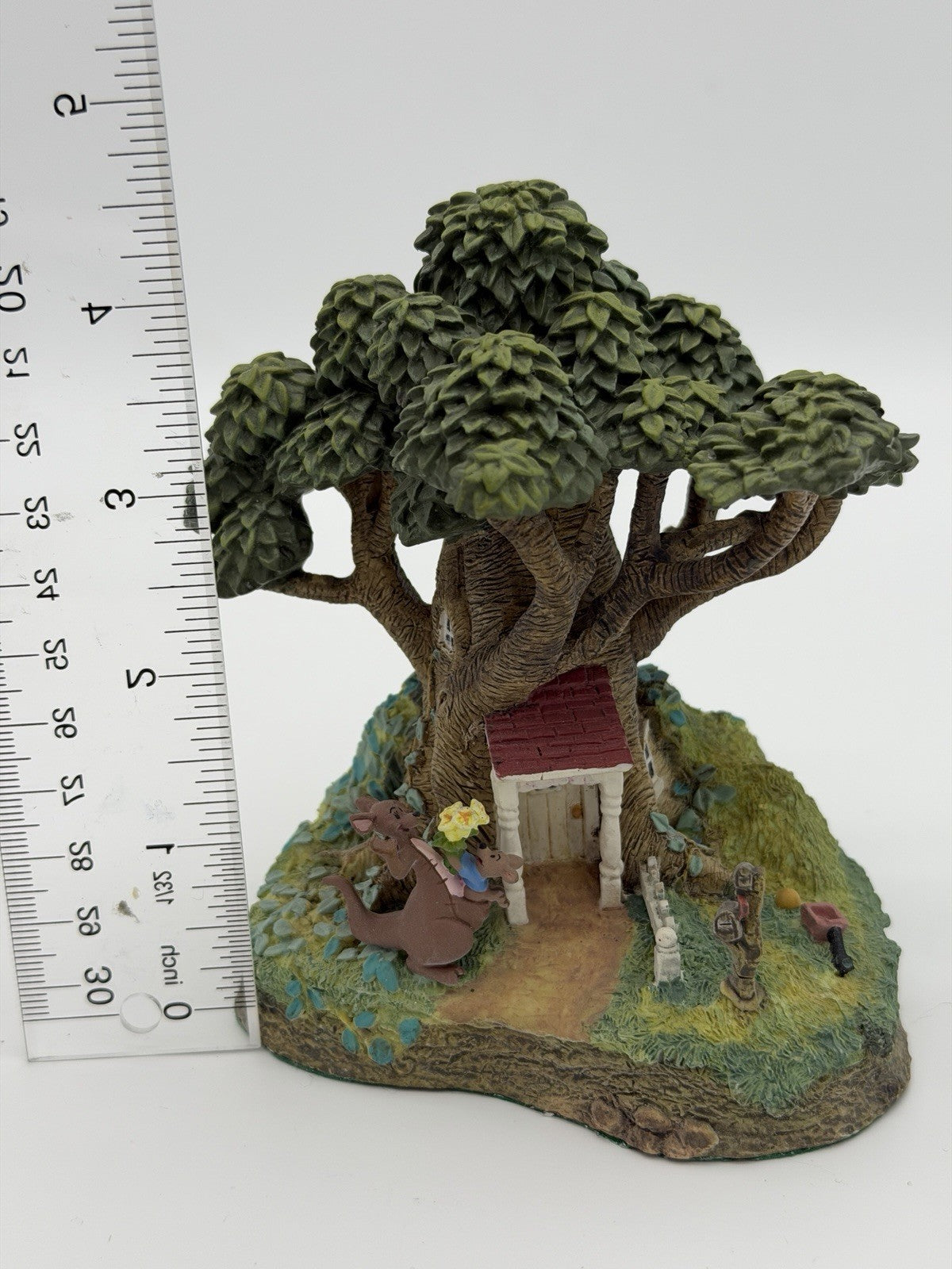 Danbury Mint At Home In Hundred Acre Wood  Kanga & Roo's House Disney Figurine