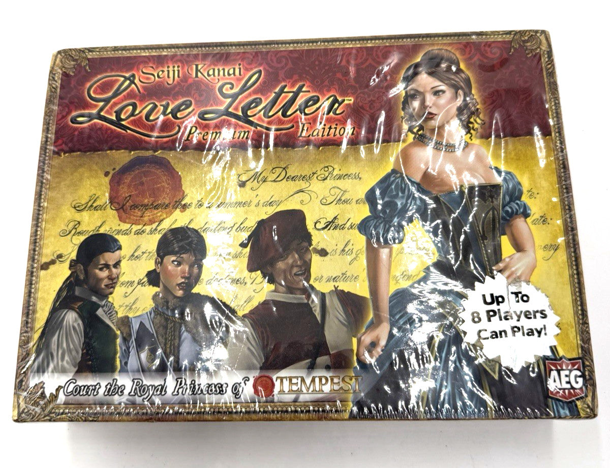 Love Letter Premium Edition Brand New Factory Sealed AEG 2016 Seiji Kanai Game
