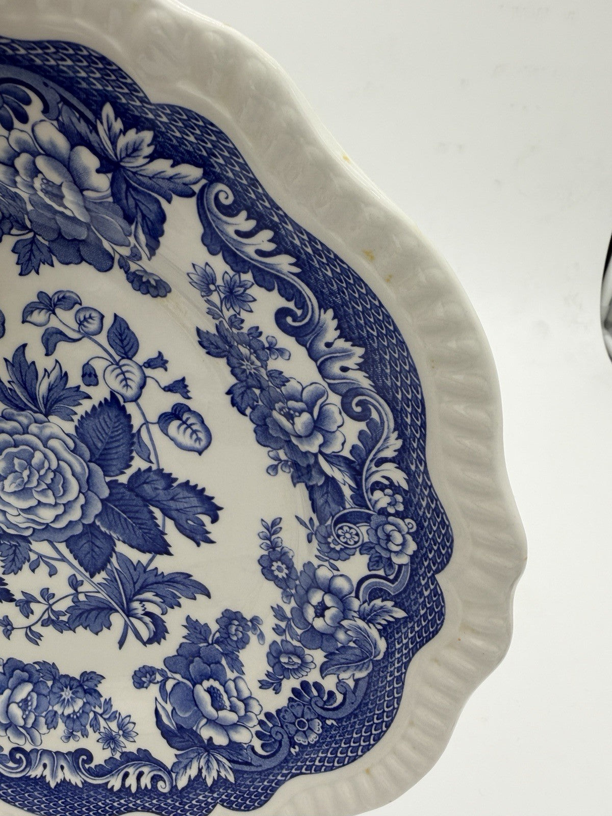 Spode Porcelain Archive / Blue Room  Collection British Flowers 10.5” Plates 2