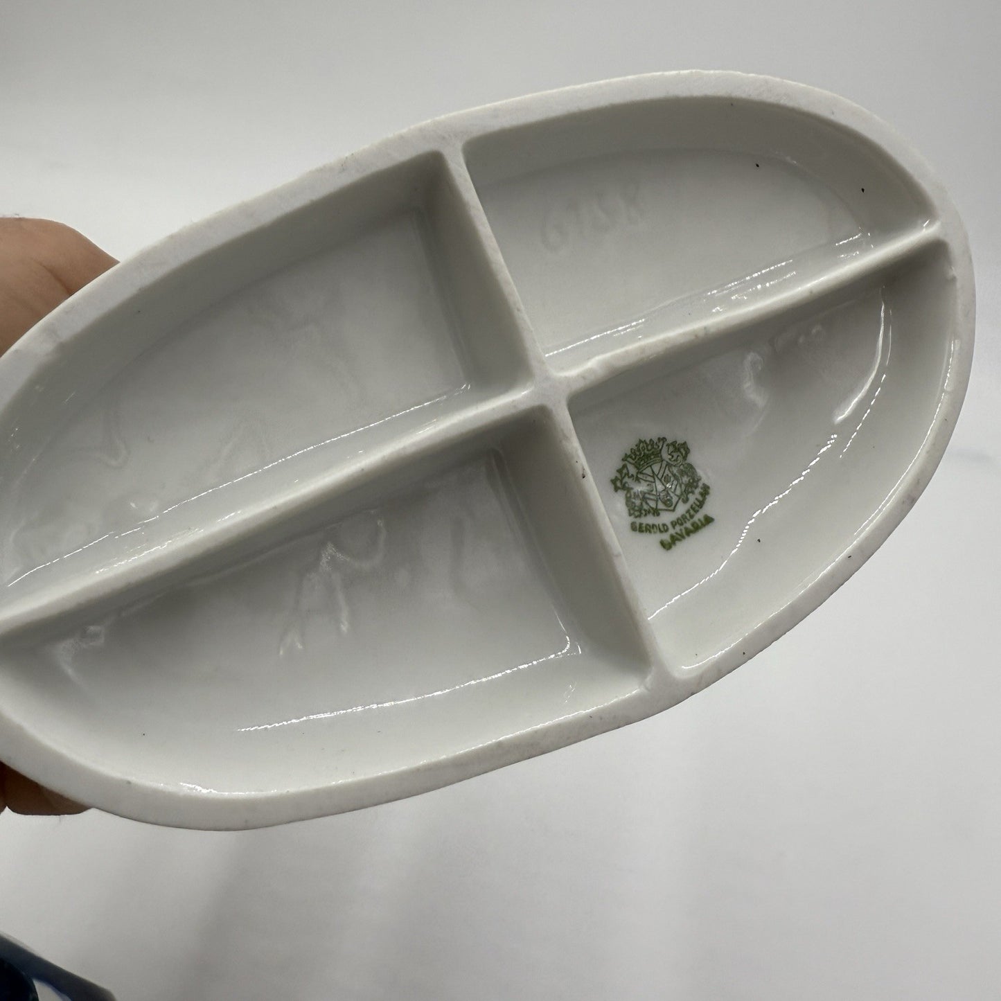 1940 Gerold Porzellan Bavaria Western Germany Figurine Girl W/ Geese Ducks