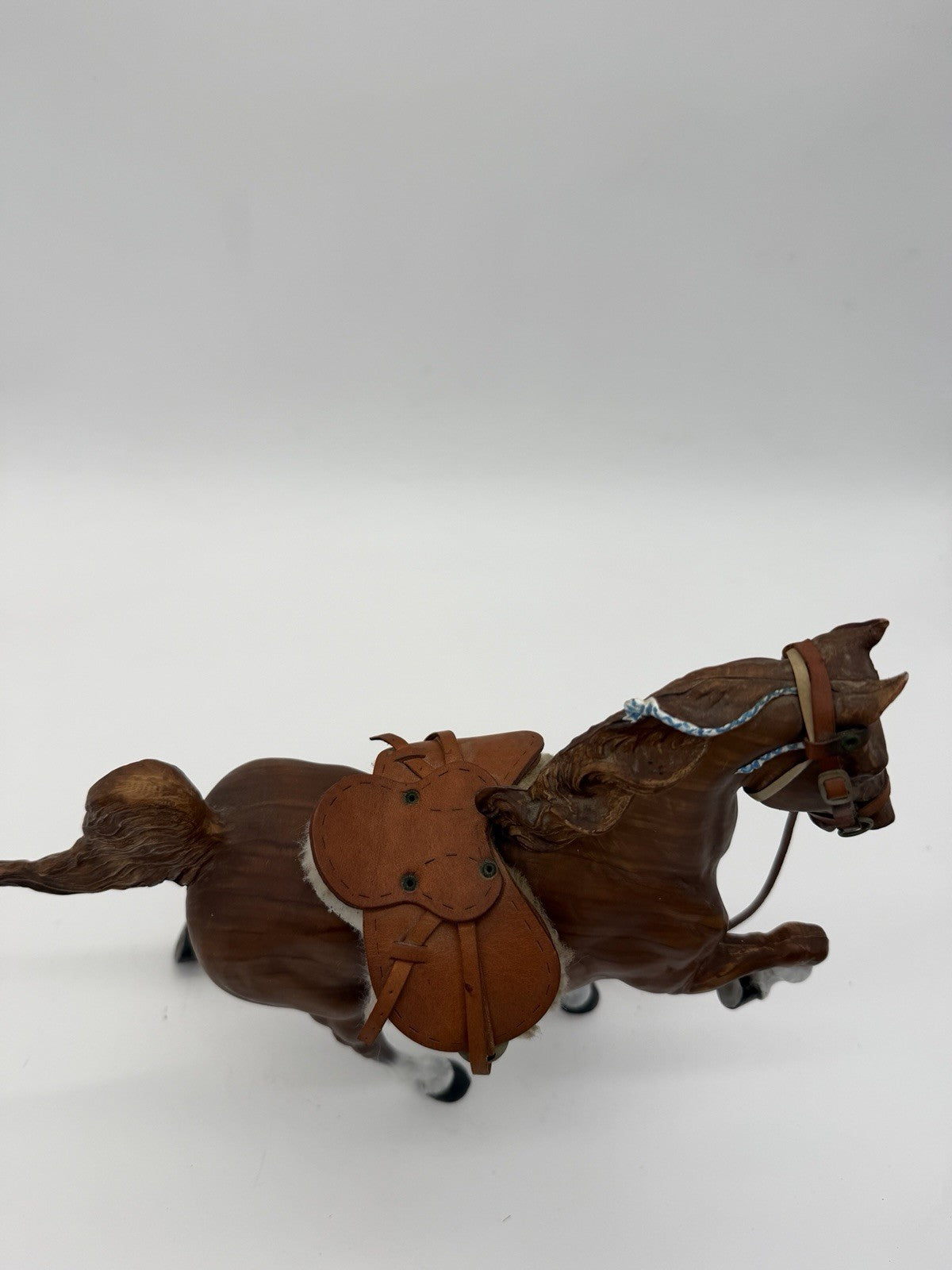 Breyer Five Gaiter Woodgrain w/Saddle & Bridle accessories 1964 Rare USA Horse