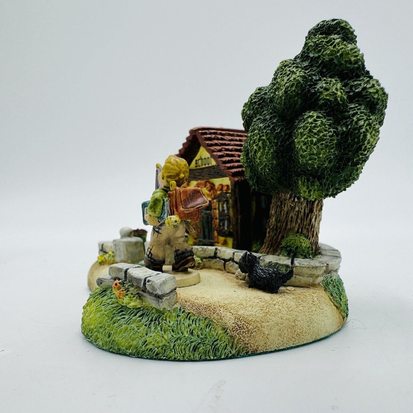 The Danbury Mint Is It Raining? School Hummel Miniature GOEBEL Set 1in Figurine