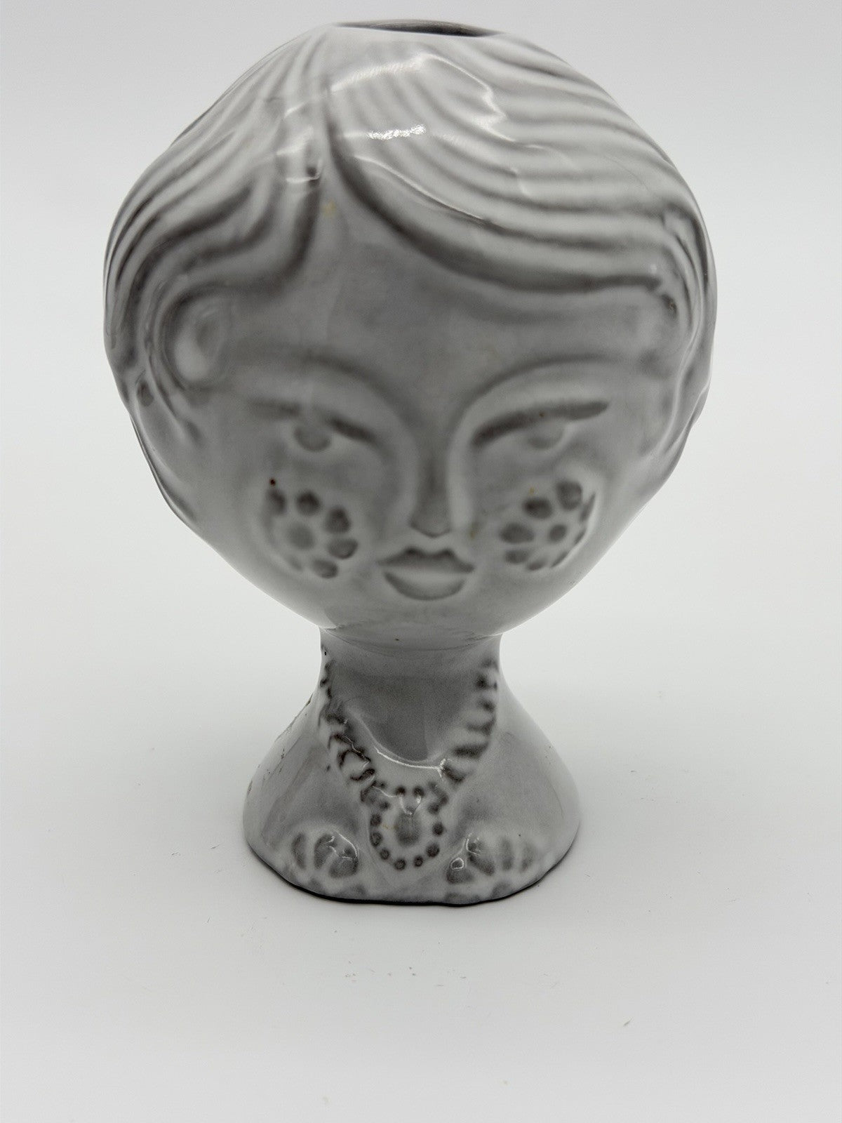 Jonathan Adler Art Pottery Utopia Reversible Boy/Girl Small Bud Vase 4”H