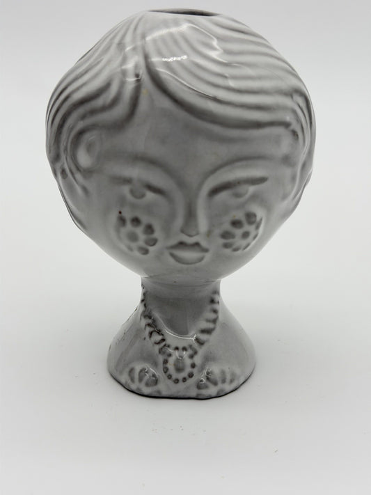 Jonathan Adler Art Pottery Utopia Reversible Boy/Girl Small Bud Vase 4”H