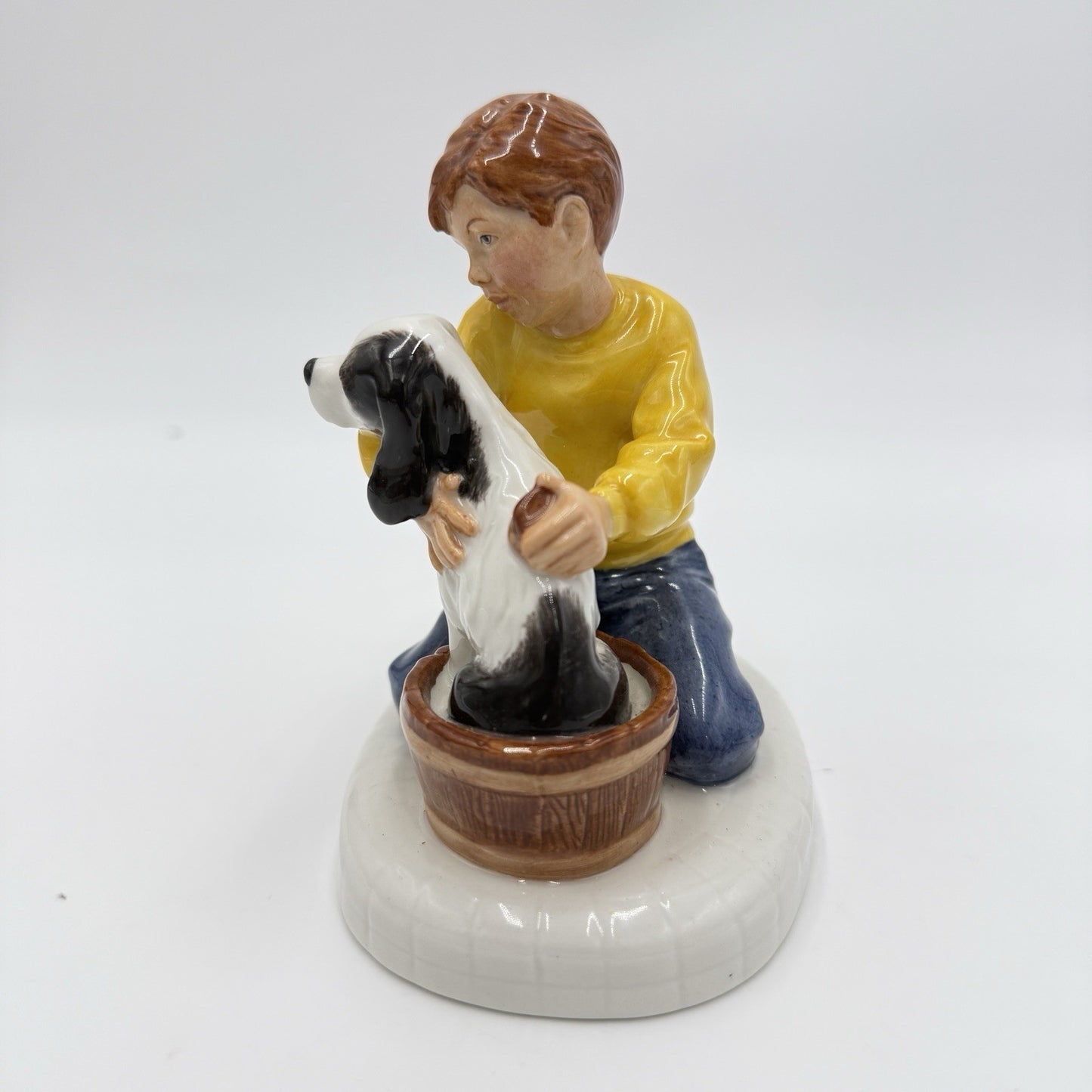 Royal Doulton Porcelain Childhood Days "Please Keep Still" #3082 Figurine 5” Vtg