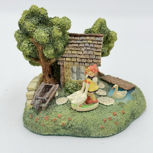 The Danbury Mint Goose Girl Hummel Goebel Miniature 292-P Figurines