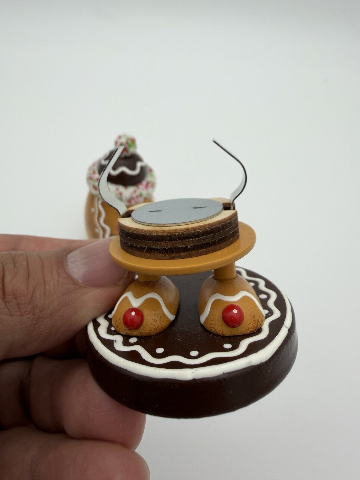 Käthe Wohlfahrt Original Duftl Incense Smoker Wood Germany Gingerbread Man