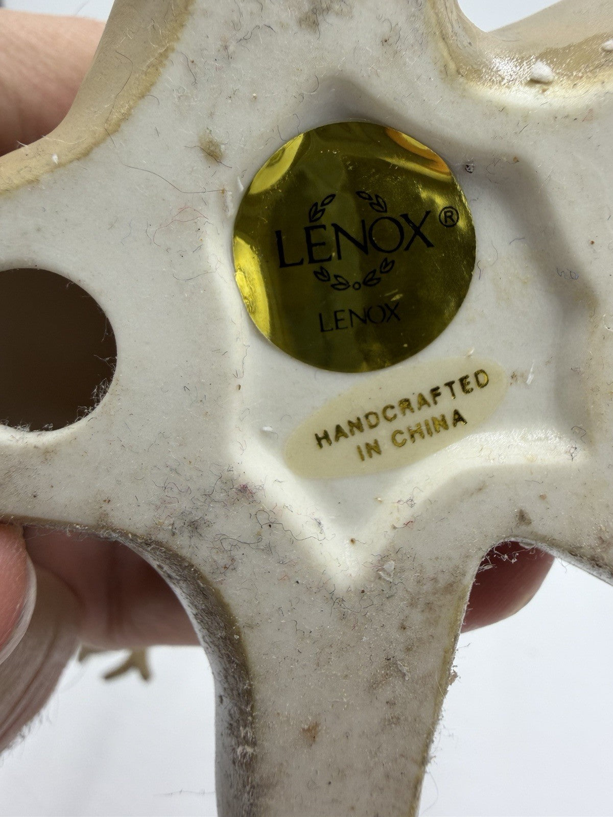 Lenox Porcelain Halloween Trick Or Treat Tree 13” Brown Mint Only Tree No Box