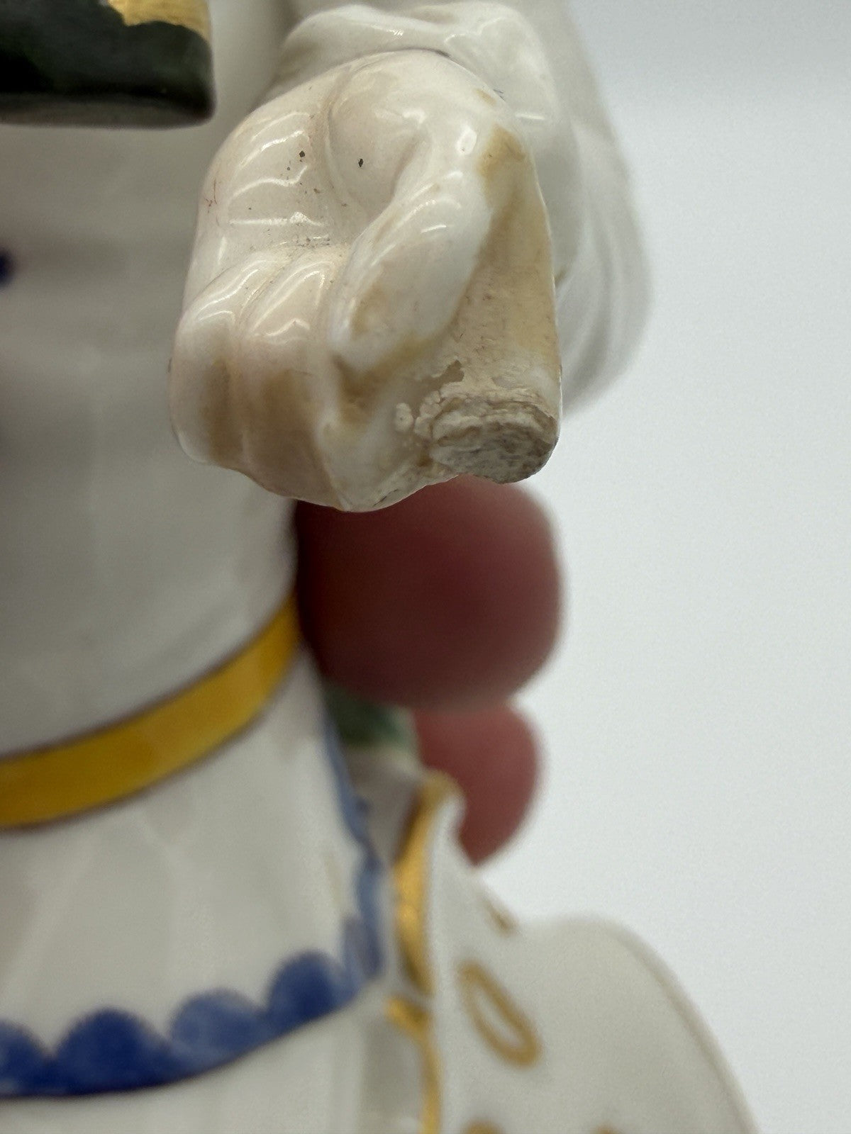 Nymphenburg Pierrot  Commedia Dell'Arte F.A Bustelli Circa 1900 Antique Figurine