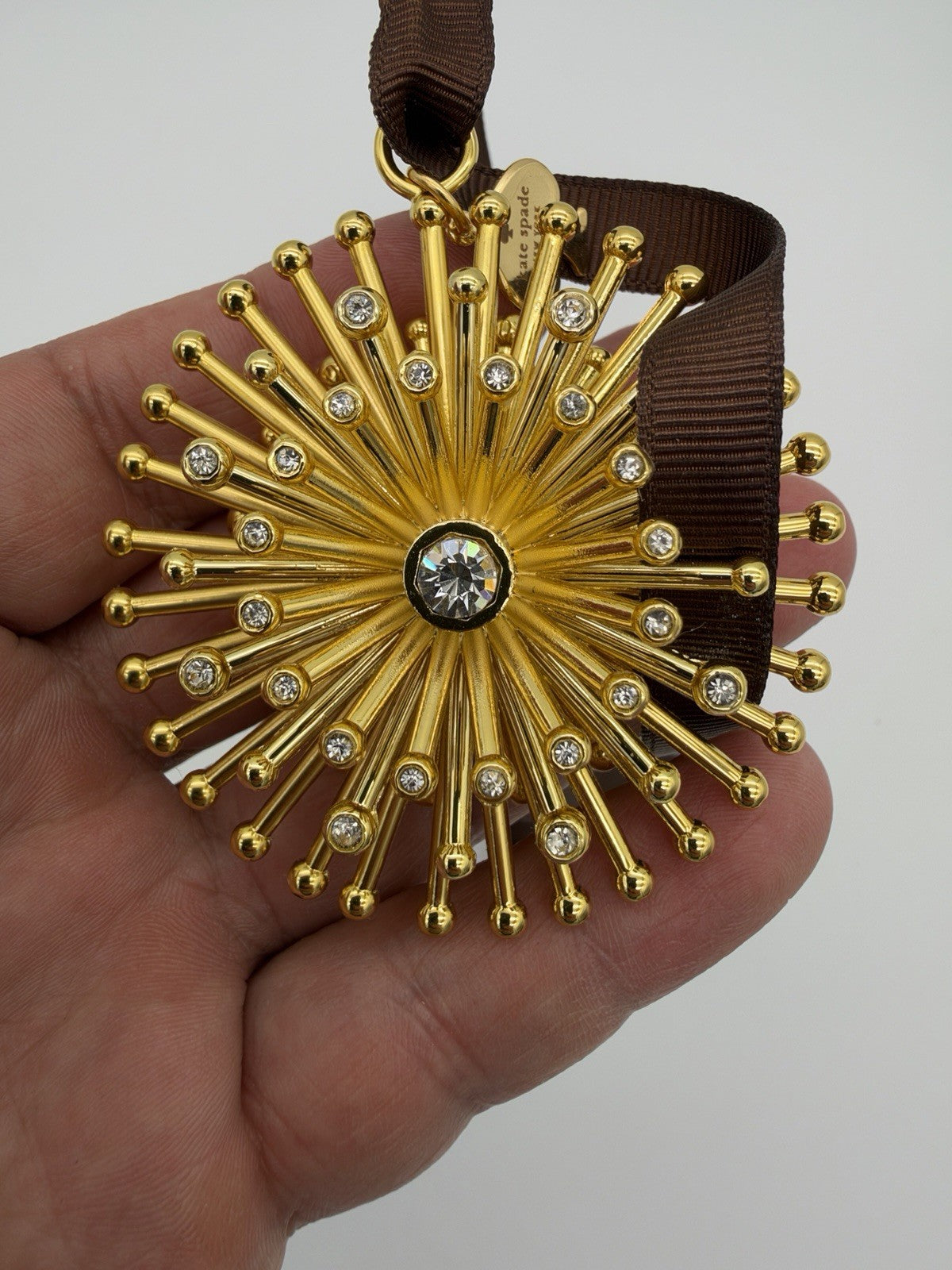 Lenox Kate Spade NY Bejeweled 3 Dimensional Starburst Christmas Ornament