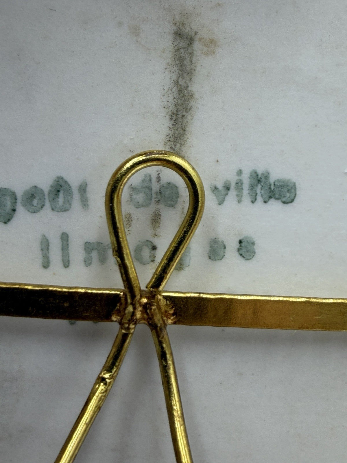 Vintage Limoges France Porcelain Napoleon Miniature Tray Platter  4.5”x3” Rare