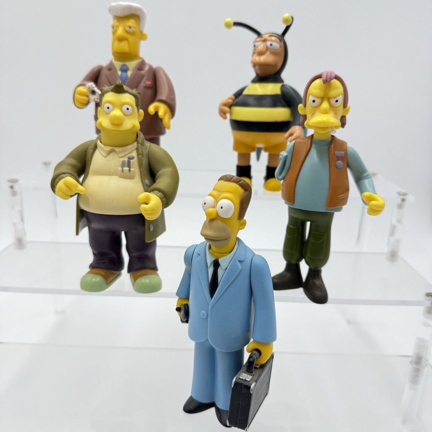 The Simpsons World of Springfield Action Figures Playmates Lot 5 PCs