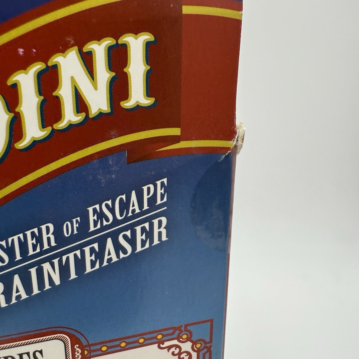 Vintage HOUDINI MAGIC Trick Thinkfun Brainteaser Game Escape Puzzle 2014 NEW