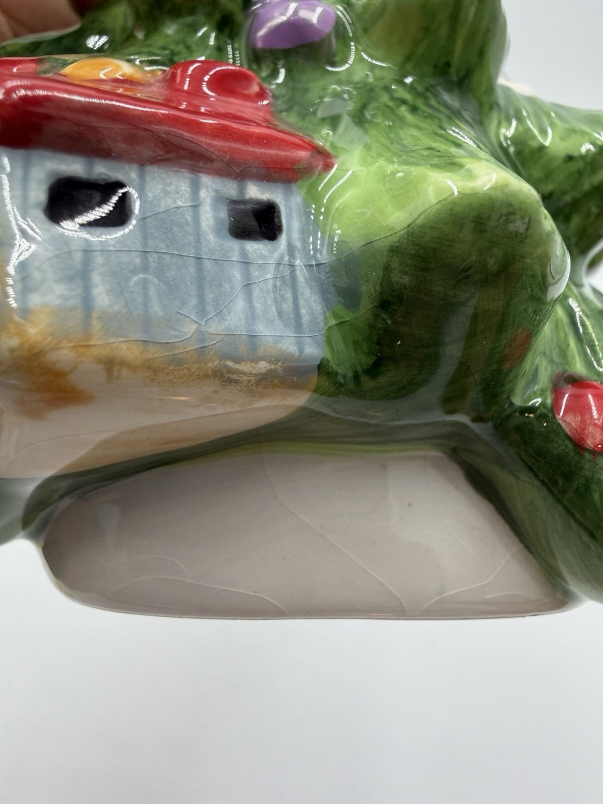 Spode Christmas Tree Cookie Jar & Lid Prestige Collection 9”Tall Vintage Ceramic