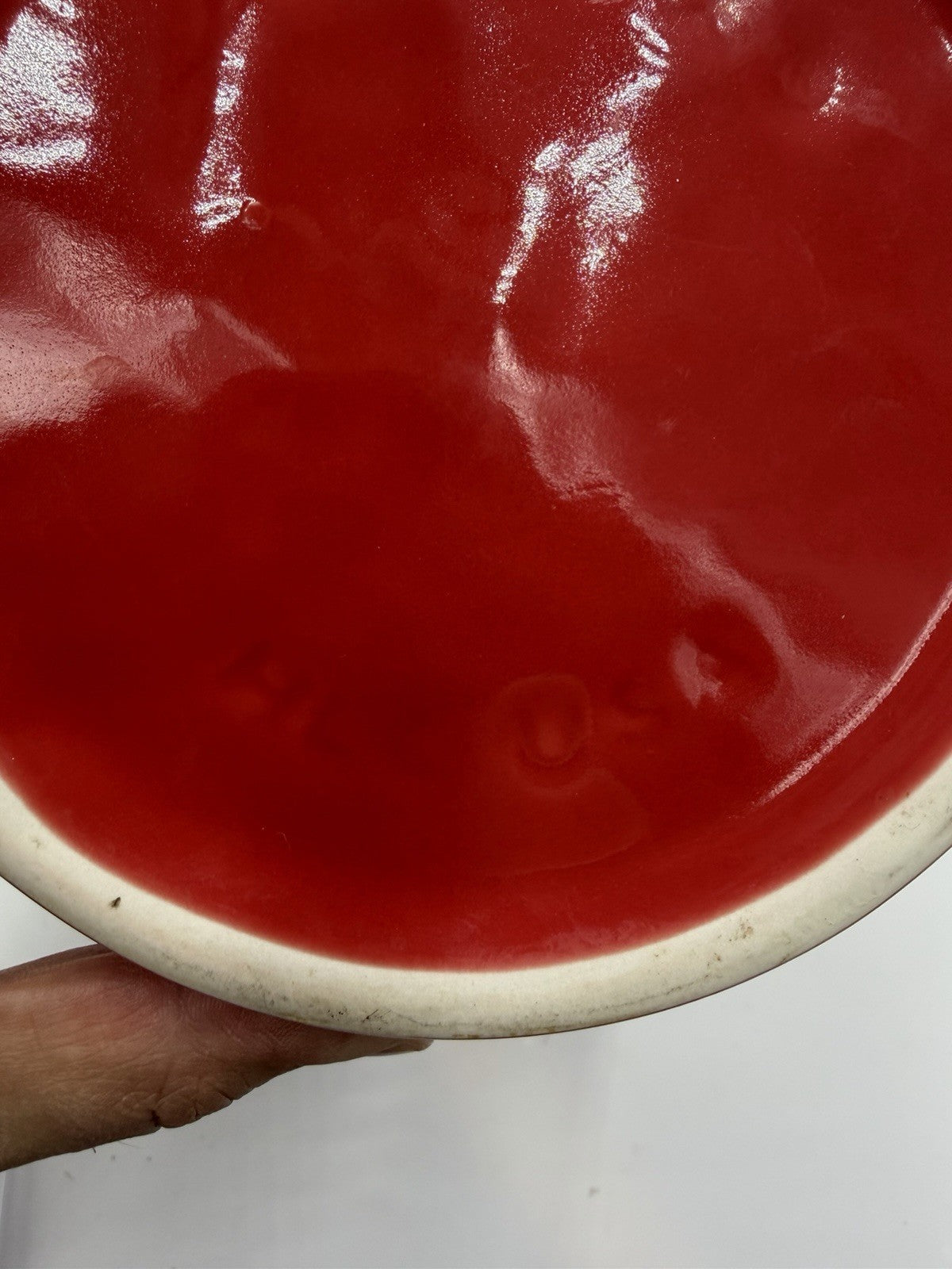 Fiesta Ware USA Homer Laughlin Fiestaware 10" Large Red Canister W/Lid Scarlet