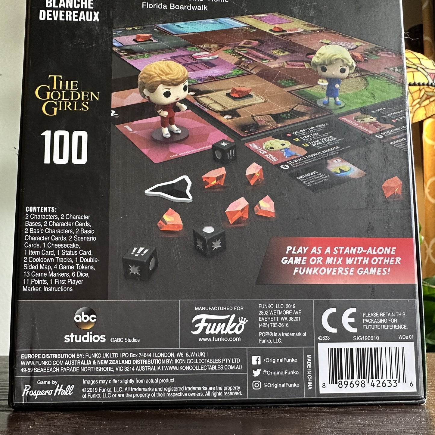 Funko Pop! Funkoverse Golden Girls 100 Board Game 2 players Rose Blanche Fun