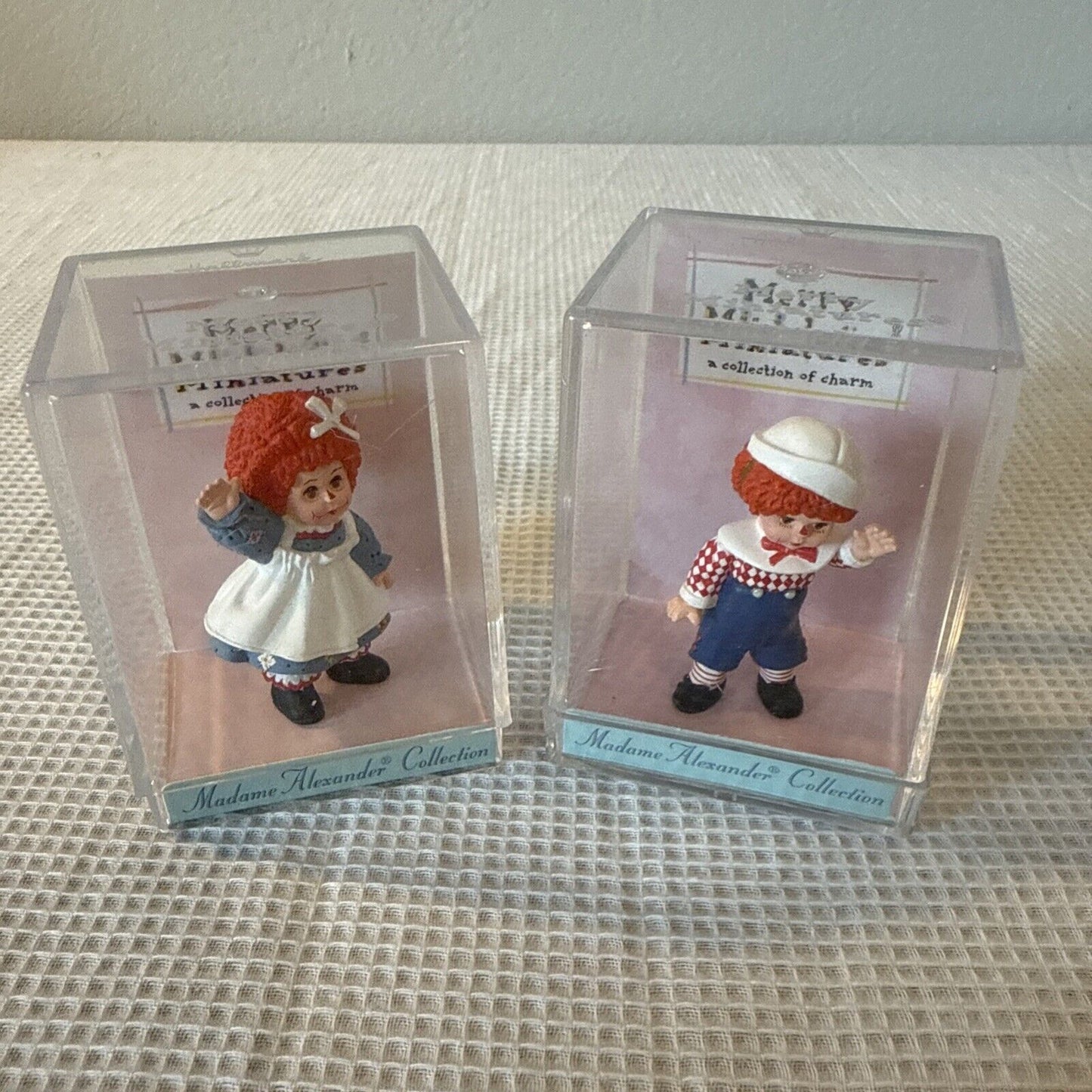 Hallmark Madame Alexander Collection Raggedy Ann and Andy Merry Miniature