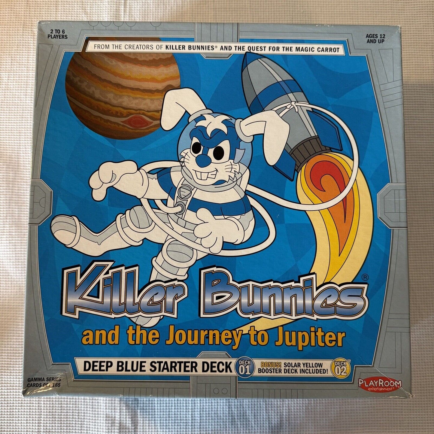 Killer Bunnies And The Journey to Jupiter Board Game Gamma Series Deck 1 & 2