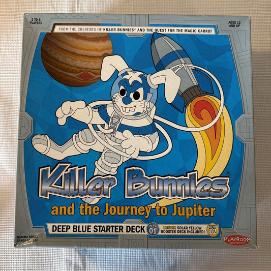 Killer Bunnies And The Journey to Jupiter Board Game Gamma Series Deck 1 & 2