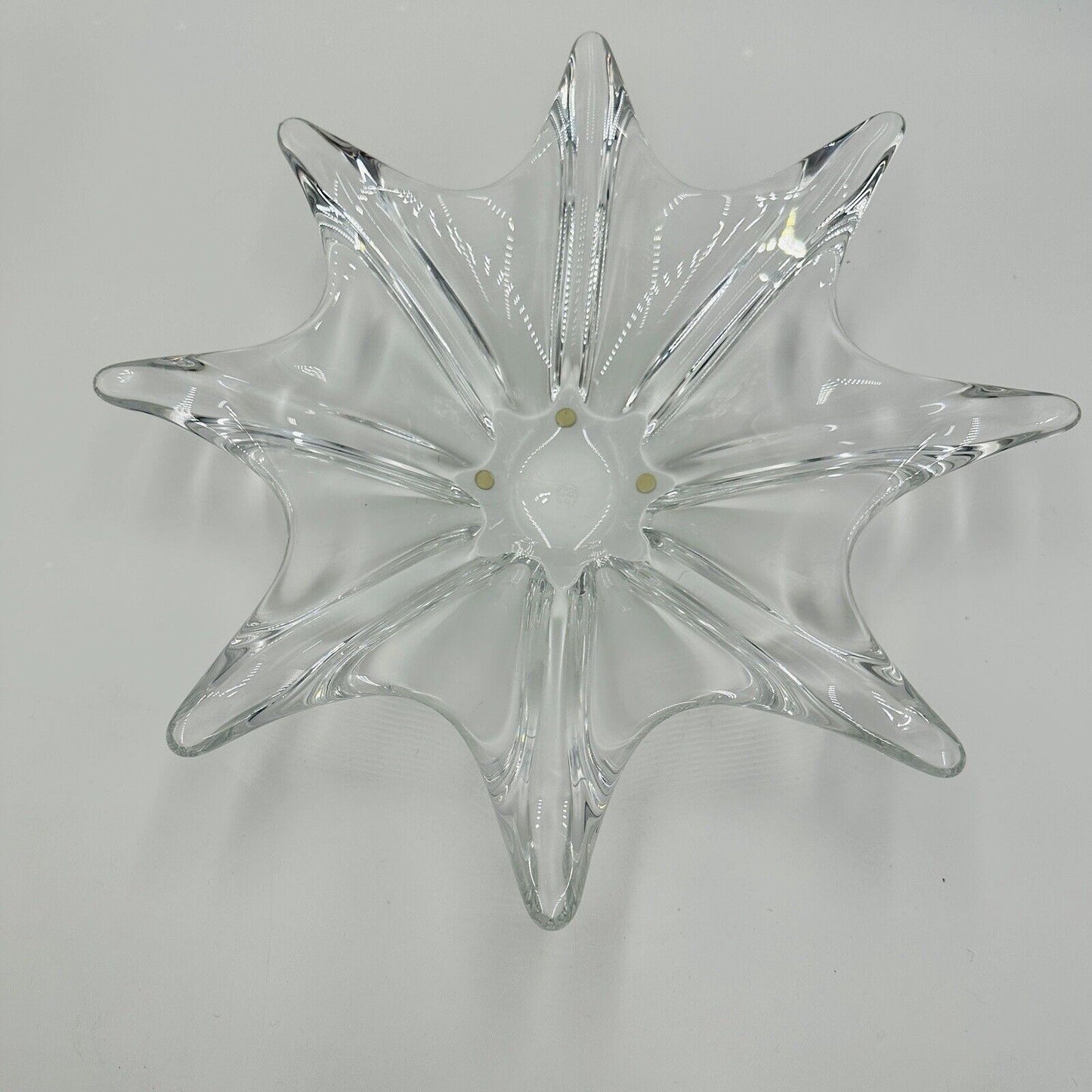 BACCARAT French Crystal Centerpiece Bowl Stella Starfish 14.5" Large Home Decor