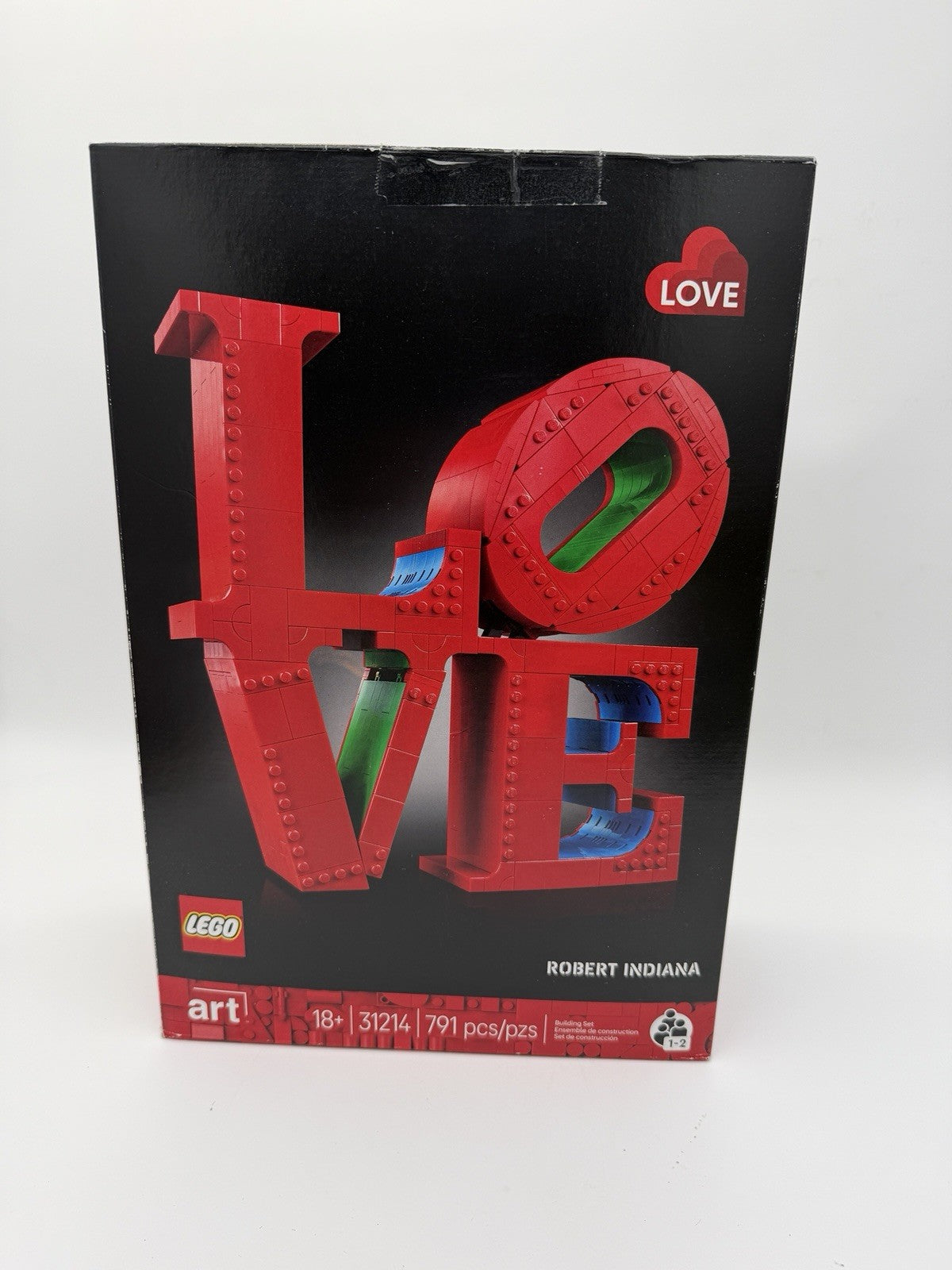 LEGO Art LOVE Collectible Building Set, Home Decor and Couples Gift Idea 31214