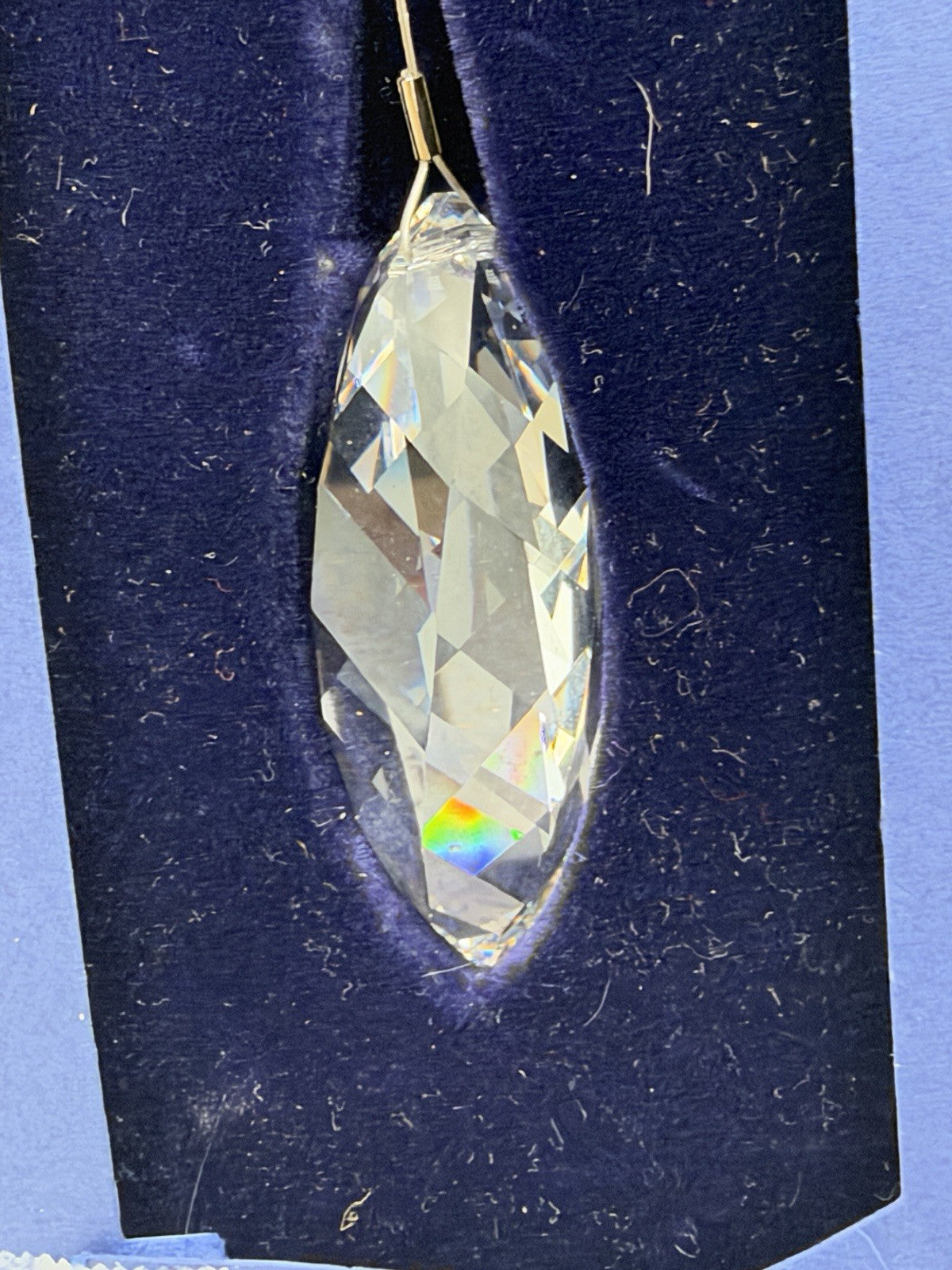 Swarovski Crystal Window Ornament  Twist suncatcher prism Boxed